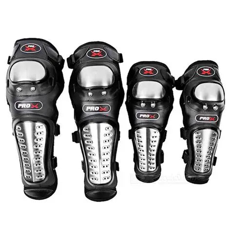 KIT DE PROTECCIÓN, RODILLERAS Y CODERAS TIPO METAL PRO X + ENVIO GRATIS CONTRAENTREGA